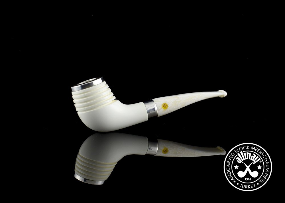altinay-classic-top-silver-meerschaumpfeife-silberband image 2
