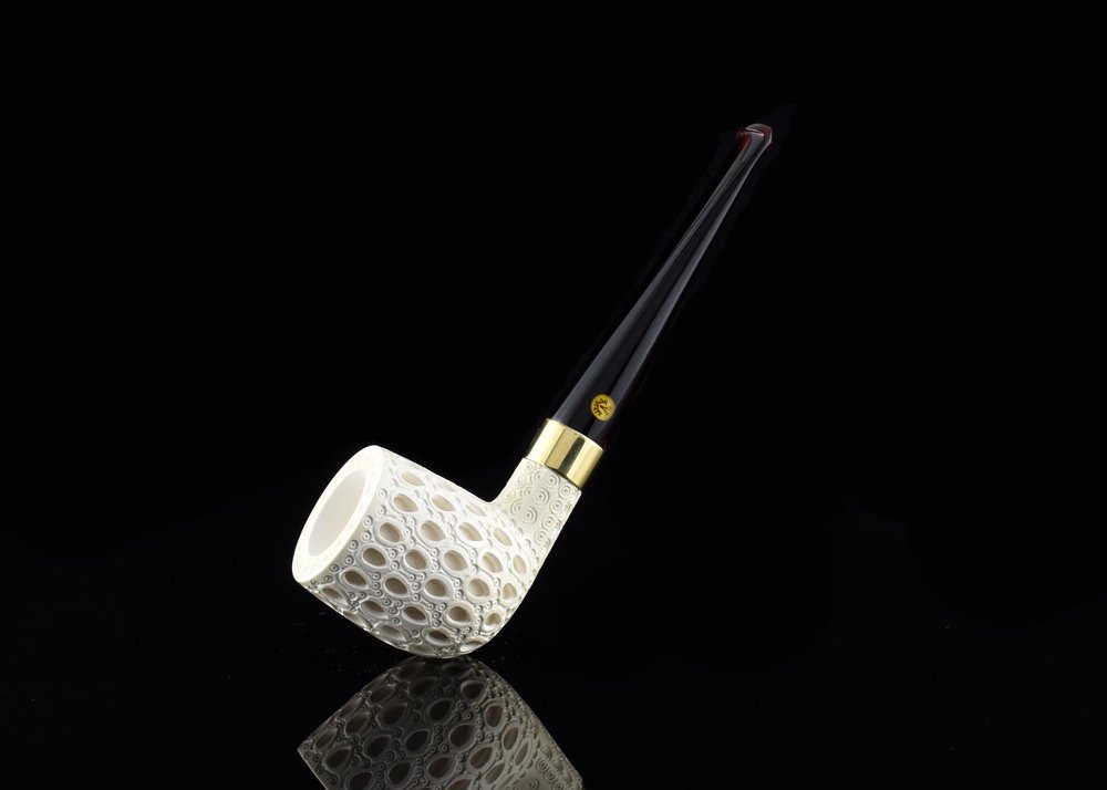 altinay-classic-billiard-meerschaumpfeife-messingring image 1