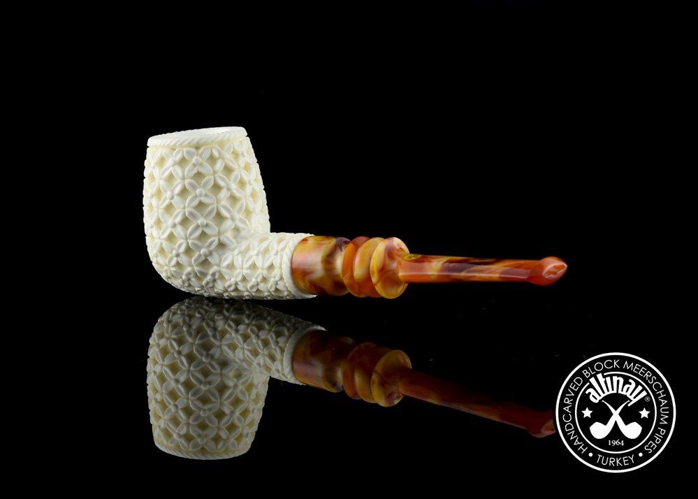 altinay-classic-deep-carved-billiard-pfeife-meerschaum image 2