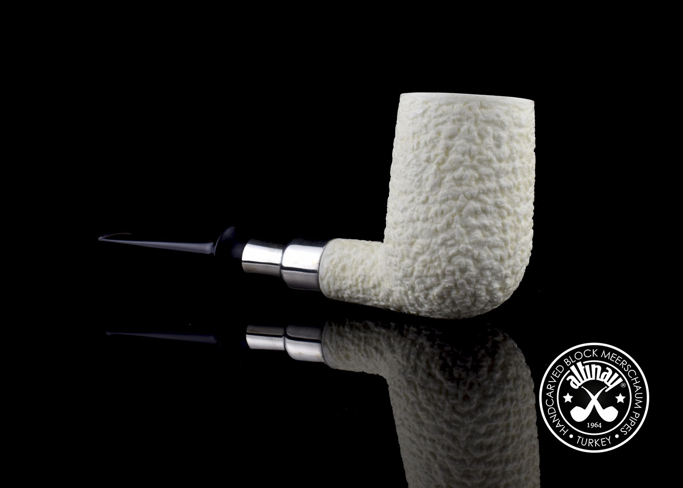 altinay-spigot-billiard-meerschaumpfeife-silber image 6