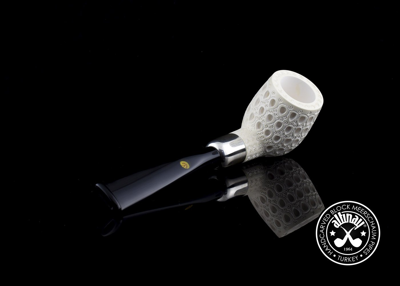 altinay-spigot-billiard-army-meerschaumpfeife-silber-2 image 4