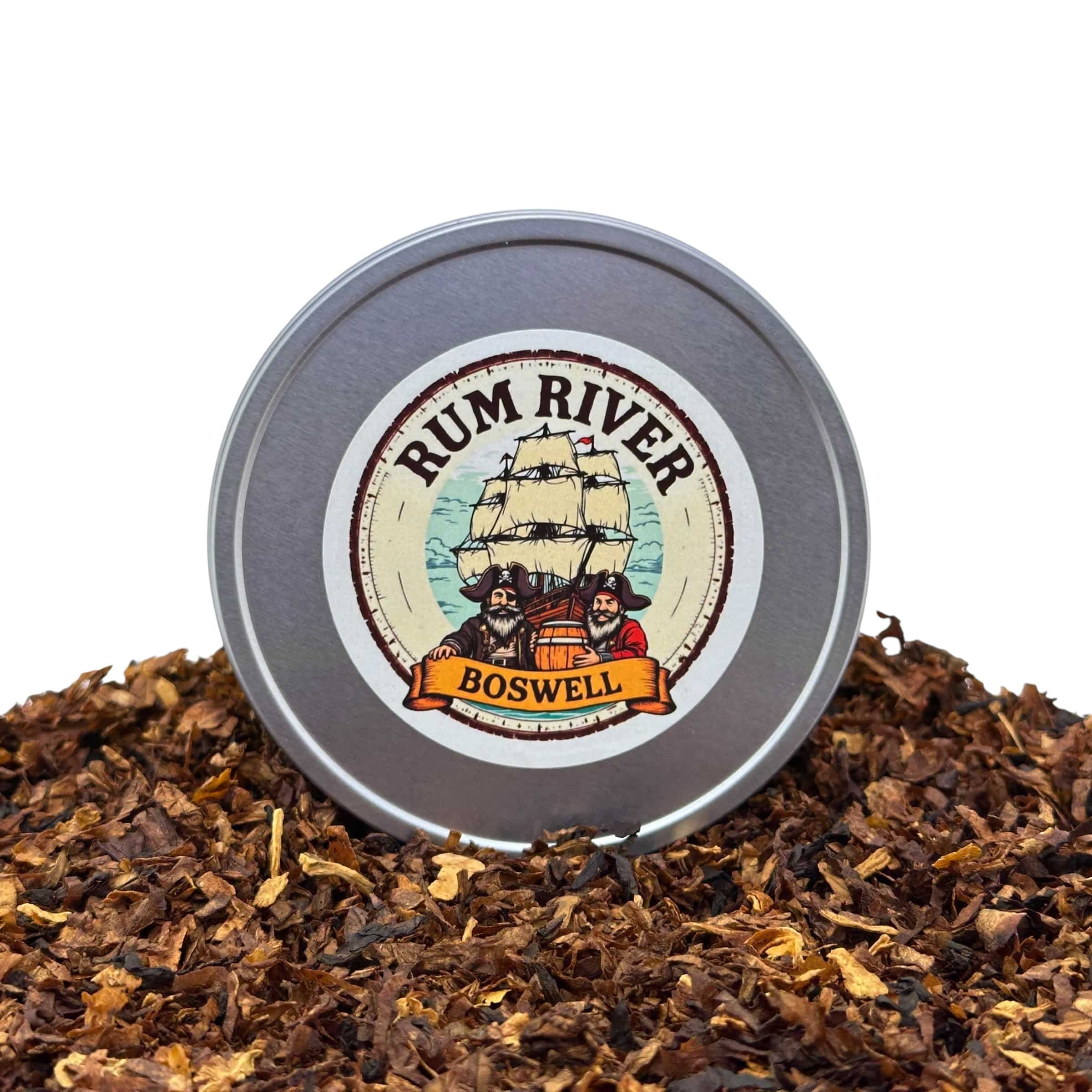 boswell-rum-river-pfeifentabak-4oz-tin-rum-vanille image 1