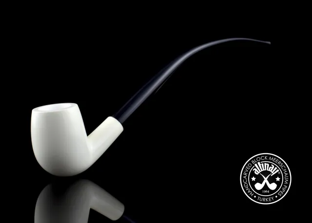 altinay-classic-churchwarden-bent-billiard-meerschaumpfeife image 1