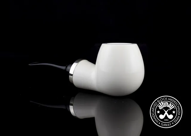 altinay-reverse-calabash-brandy-meerschaumpfeife-silberband image 1