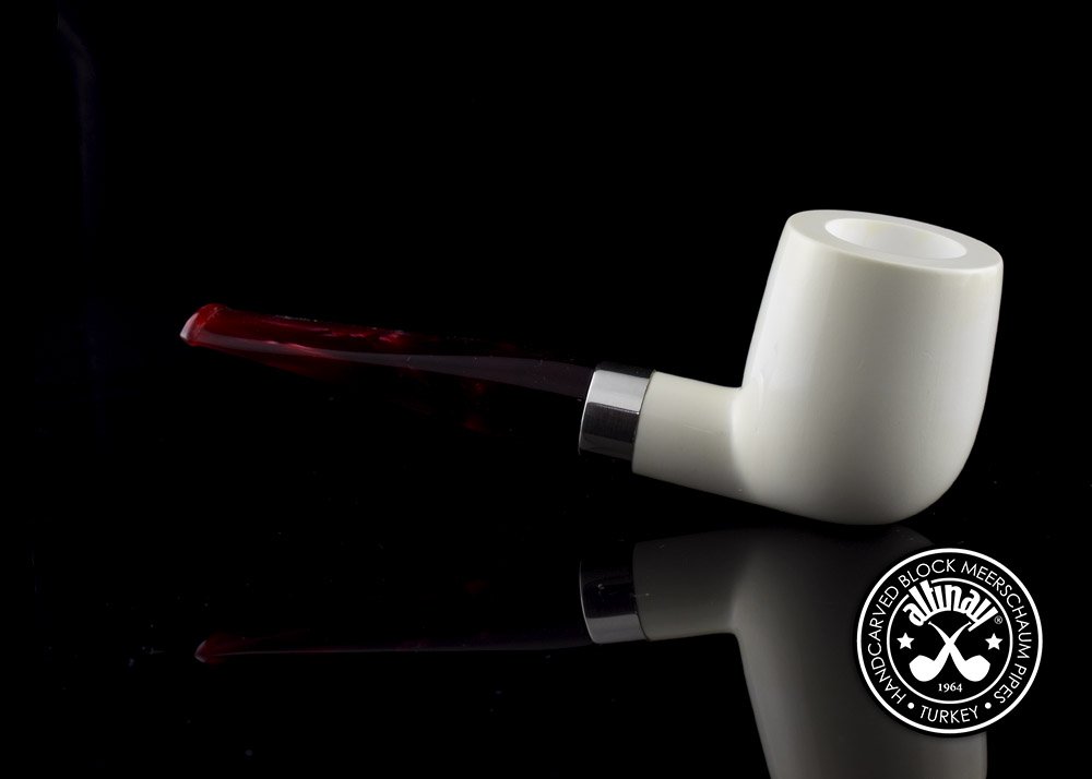 altinay-classic-billiard-meerschaumpfeife-silberring image 3
