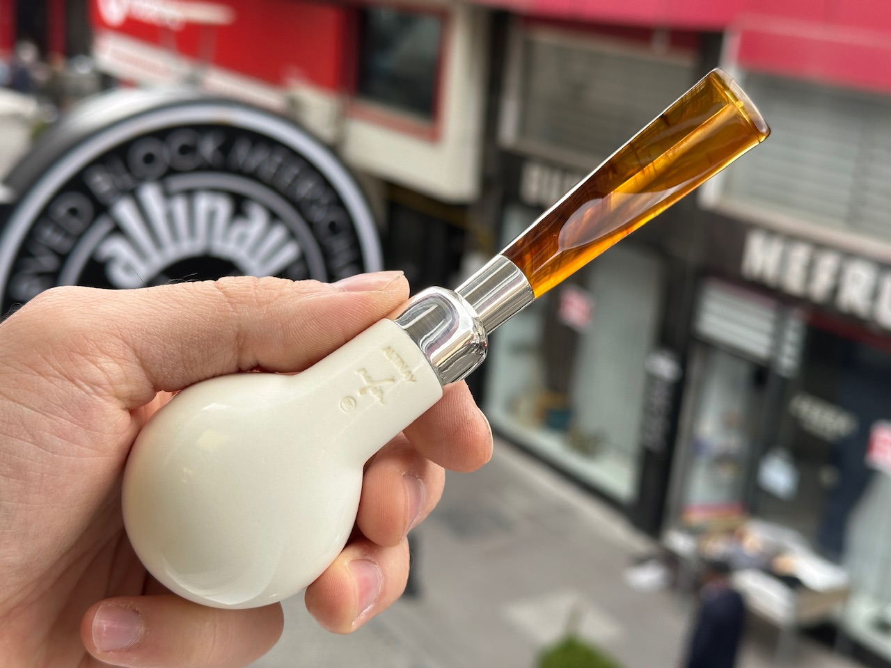 altinay-spigot-billiard-meerschaumpfeife-silber-4 image 6