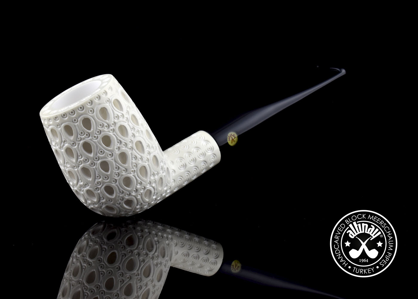altinay-classic-meerschaumpfeife-billiard-glatt-natur-7 image 1