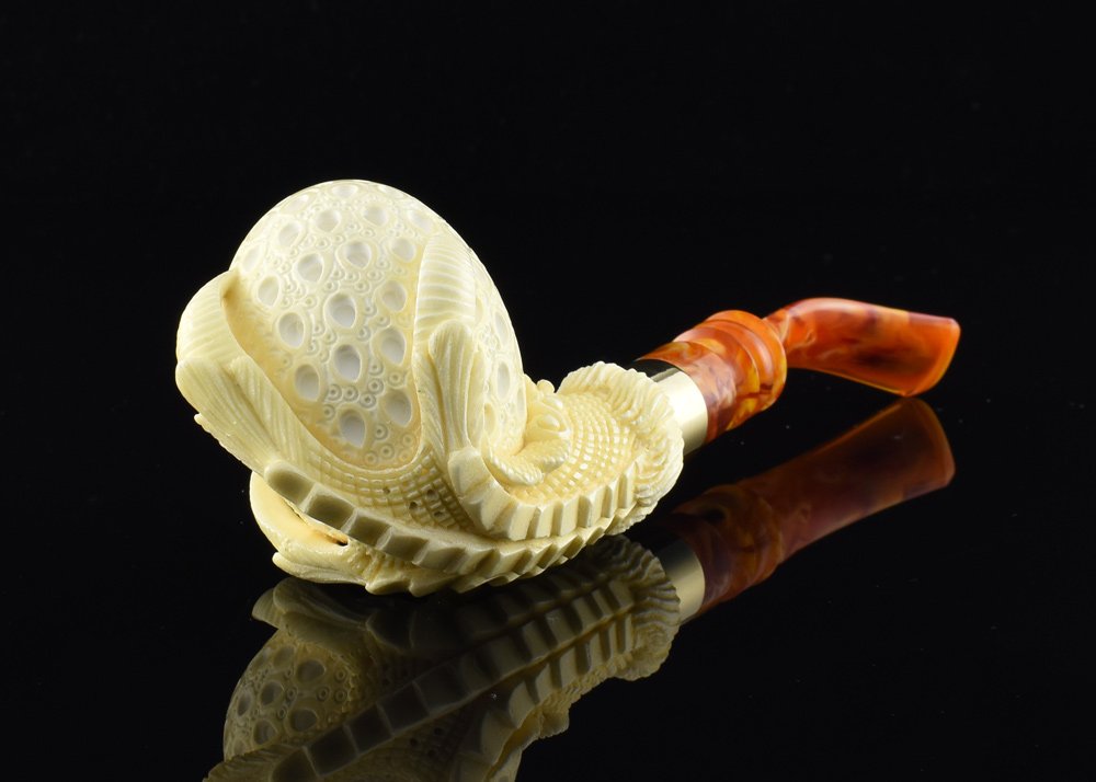altinay-eagle-s-claw-meerschaumpfeife-messingring image 5