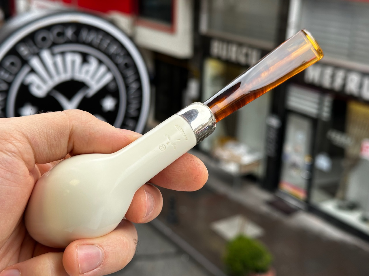 altinay-army-cutty-meerschaumpfeife-silberring-natur image 5
