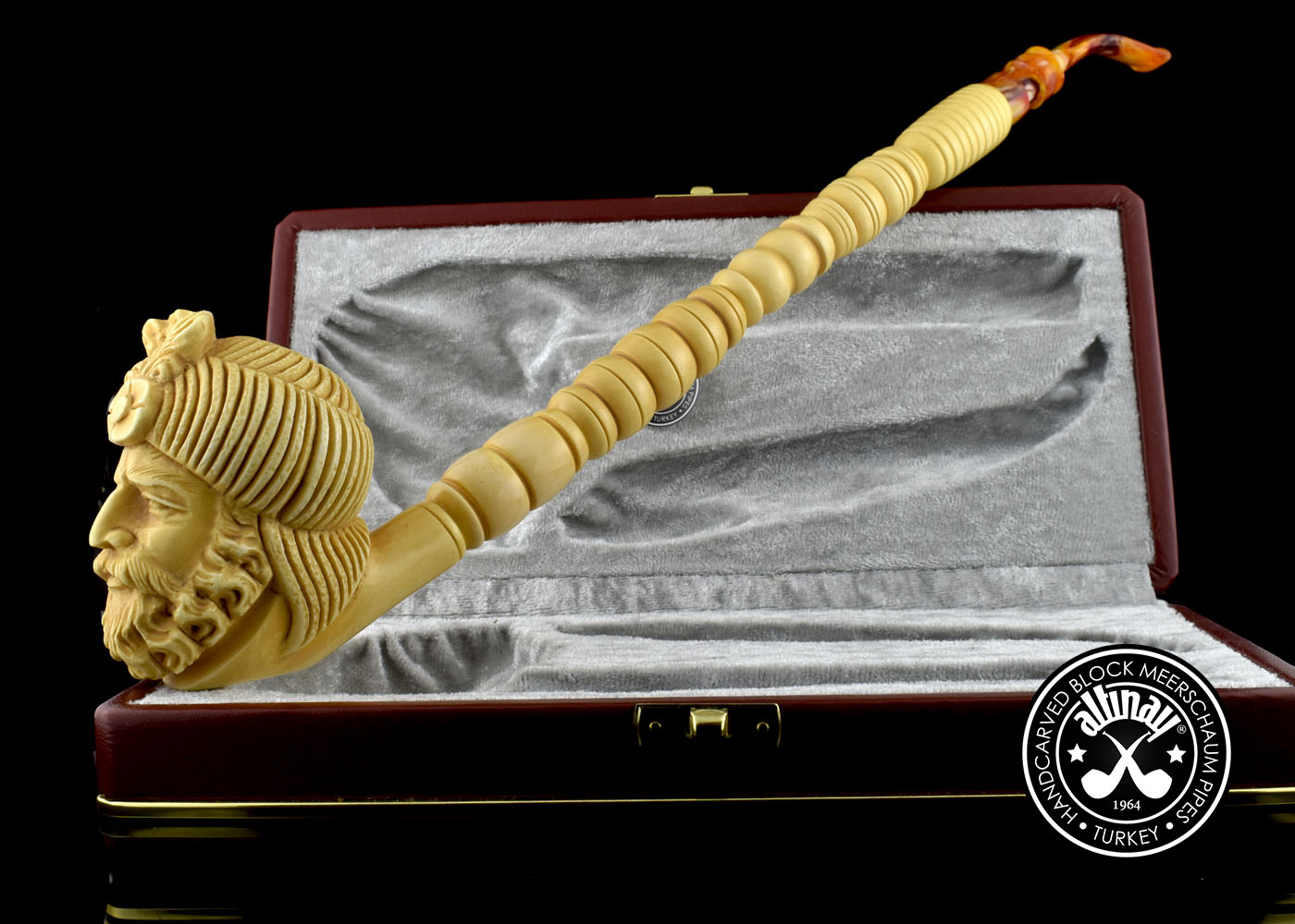 altinay-classic-sultan-saxophone-meerschaumpfeife-figur image 8