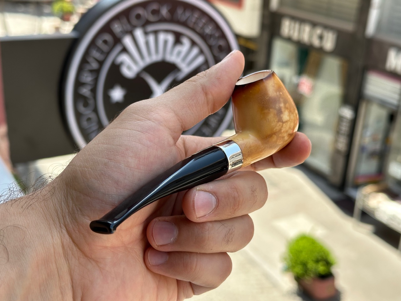 altinay-classic-brandy-meerschaumpfeife-silberring-glatt image 2