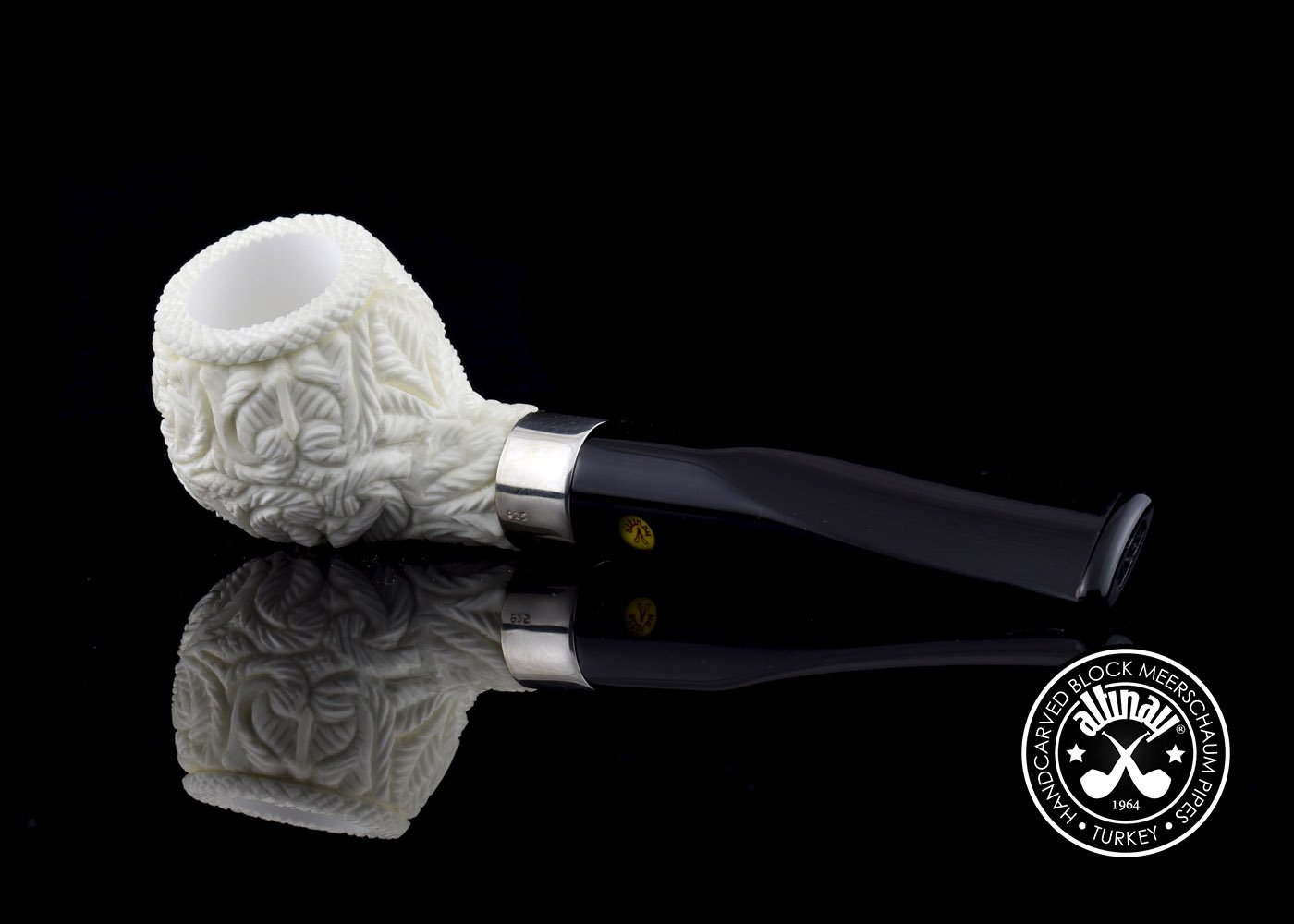 altinay-classic-tomato-meerschaumpfeife-mit-silberband image 7