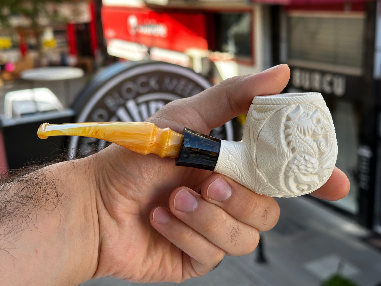 altinay-classic-apple-meerschaumpfeife-drachenmotiv-2 image 2