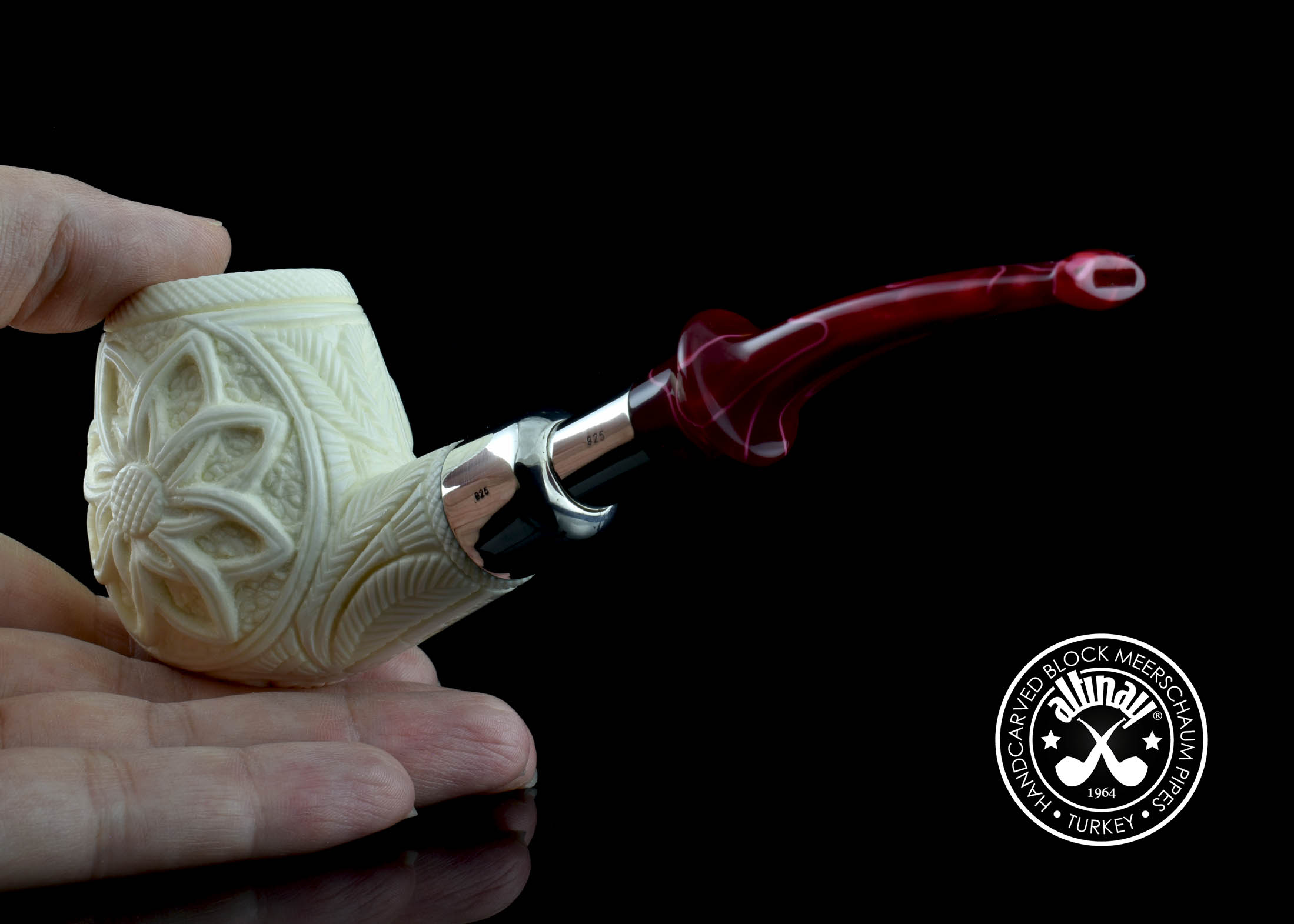 altinay-spigot-brandy-meerschaumpfeife-silber image 4