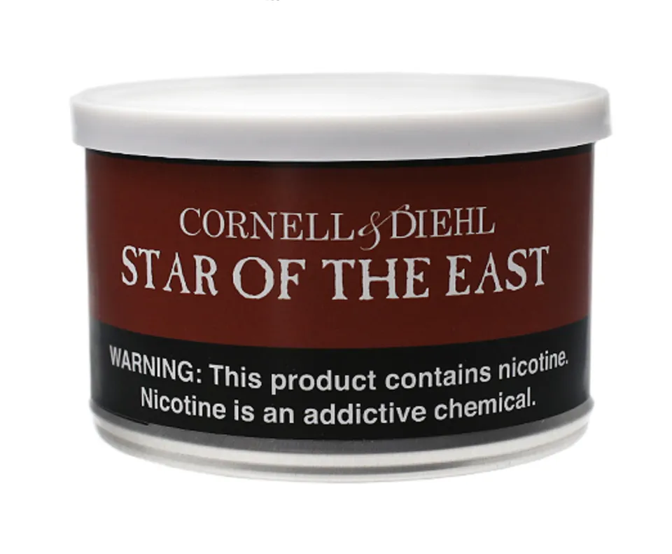 cornell-diehl-star-of-the-east-pfeifentabak-latakia-2oz image 1