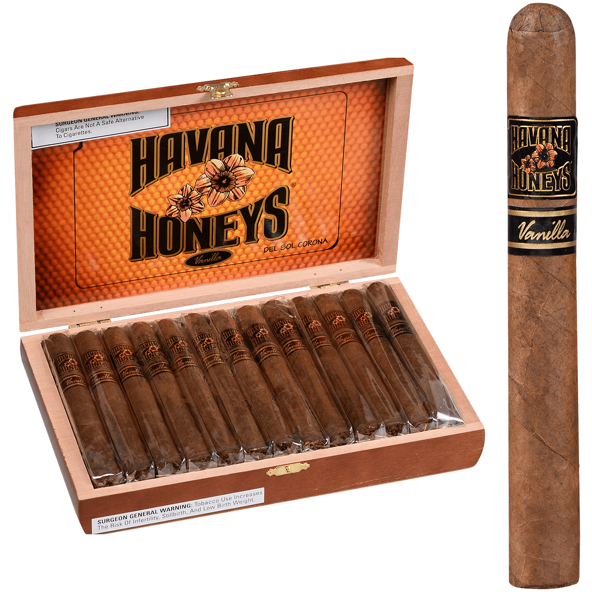 havana-honeys-del-sol-vanille-zigarren-mild-dominikanisch image 1