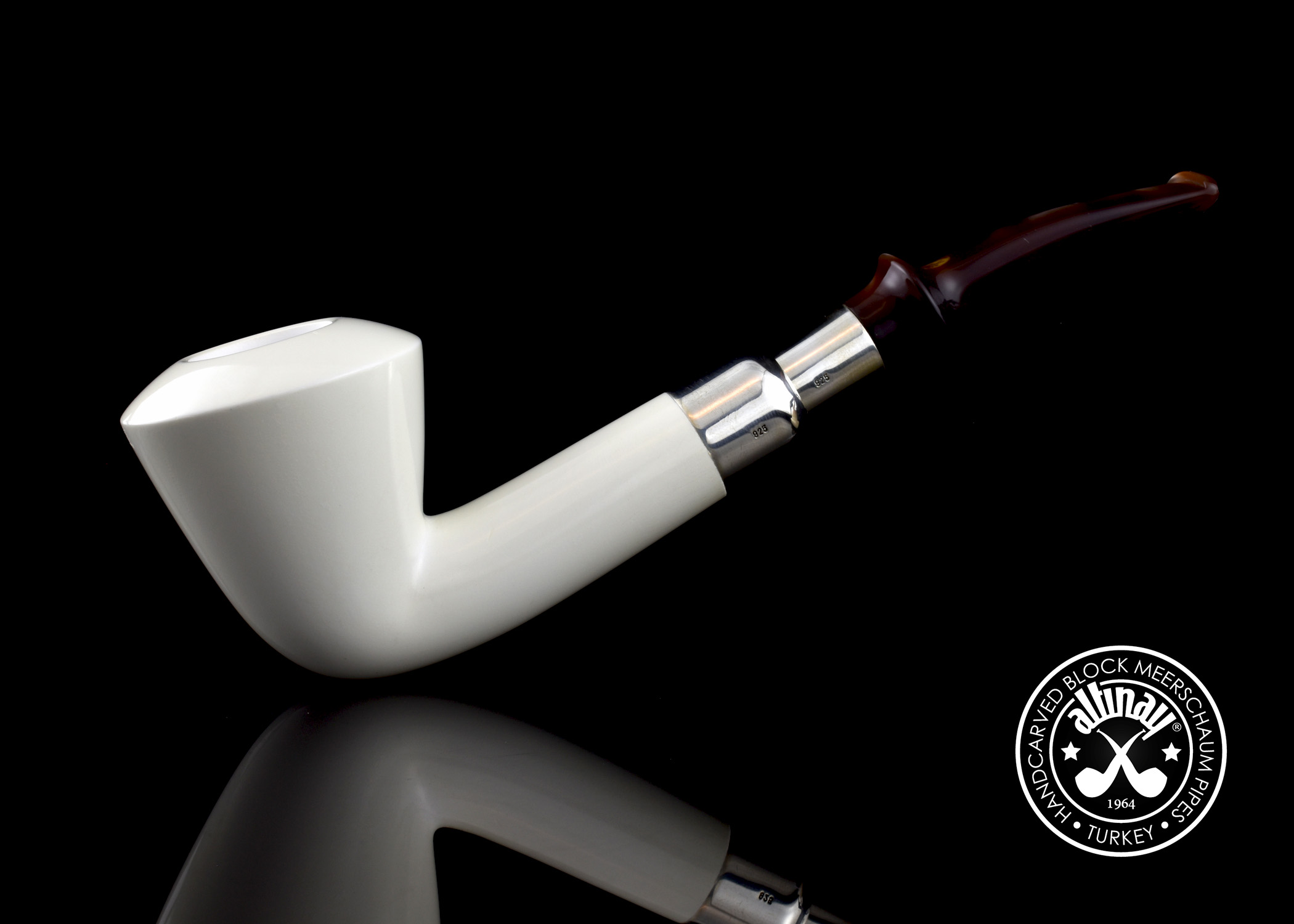 altinay-spigot-dublin-meerschaumpfeife-silberring image 5