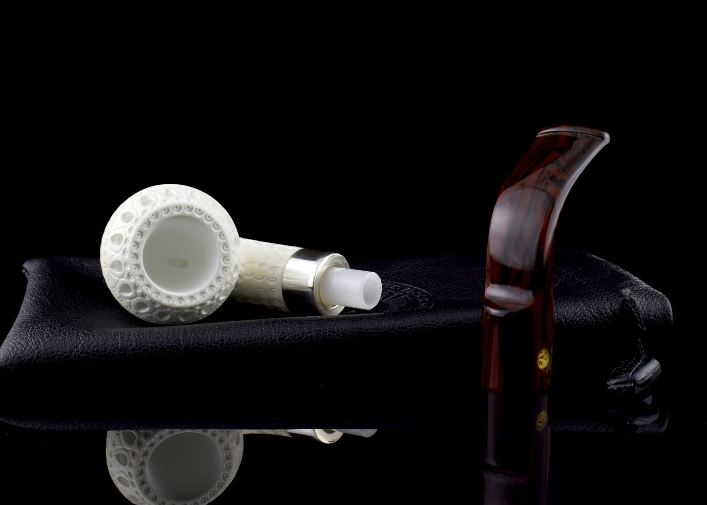 altinay-rhodesian-meerschaumpfeife-silberring image 5