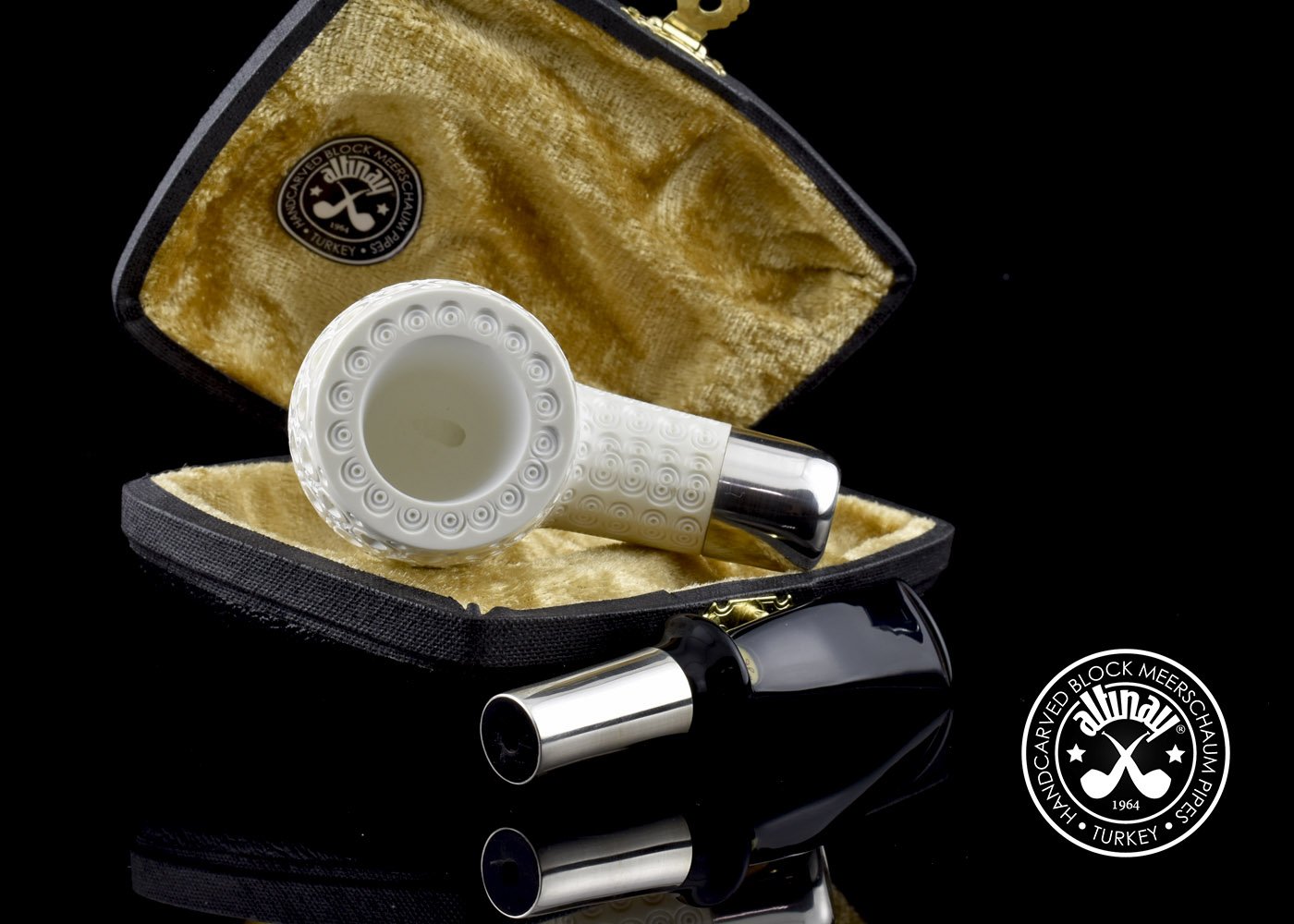 altinay-spigot-bent-billiard-meerschaumpfeife-natur image 2