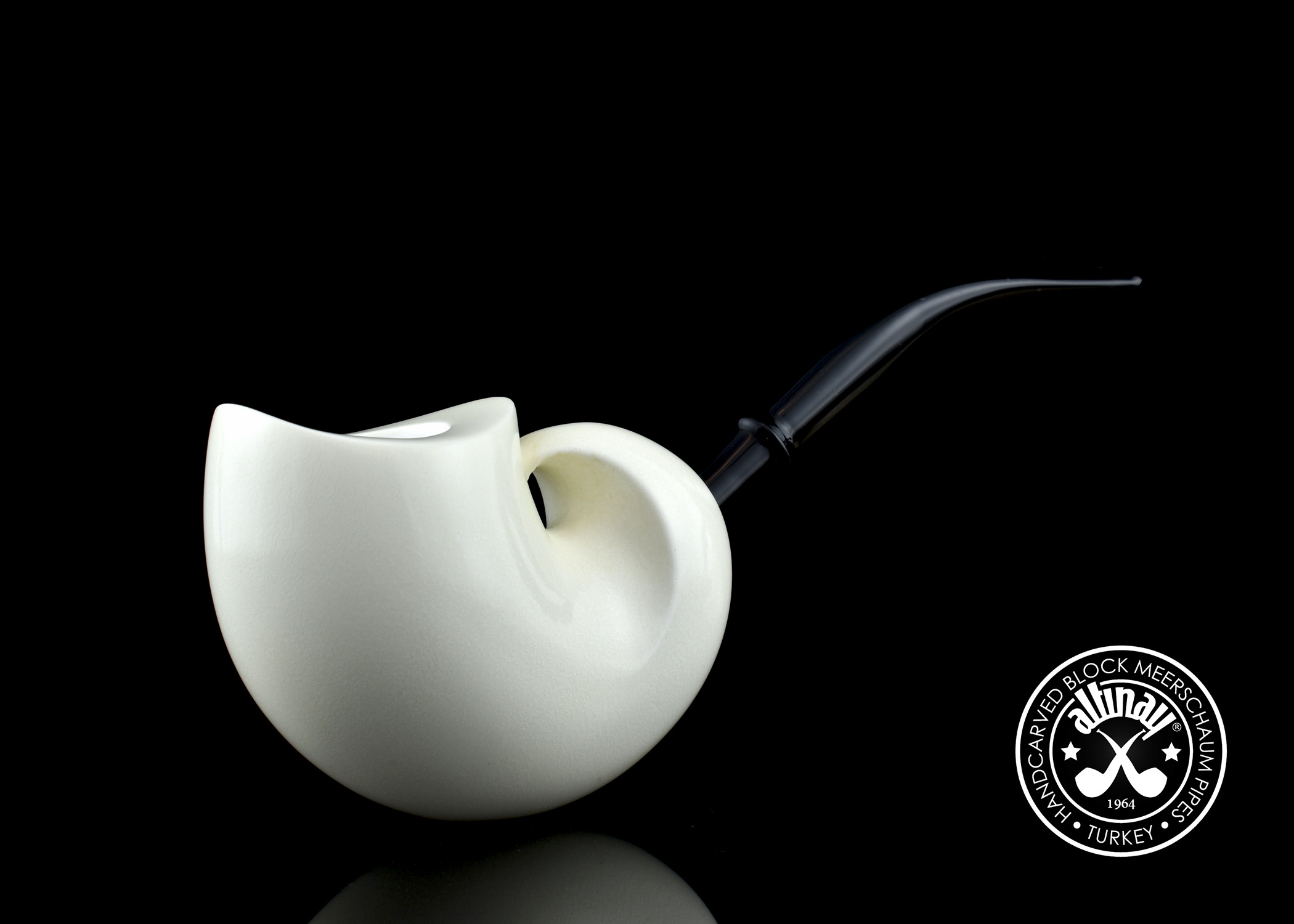 altinay-classic-snail-meerschaumpfeife-schnecke-blockmeerschaum image 1