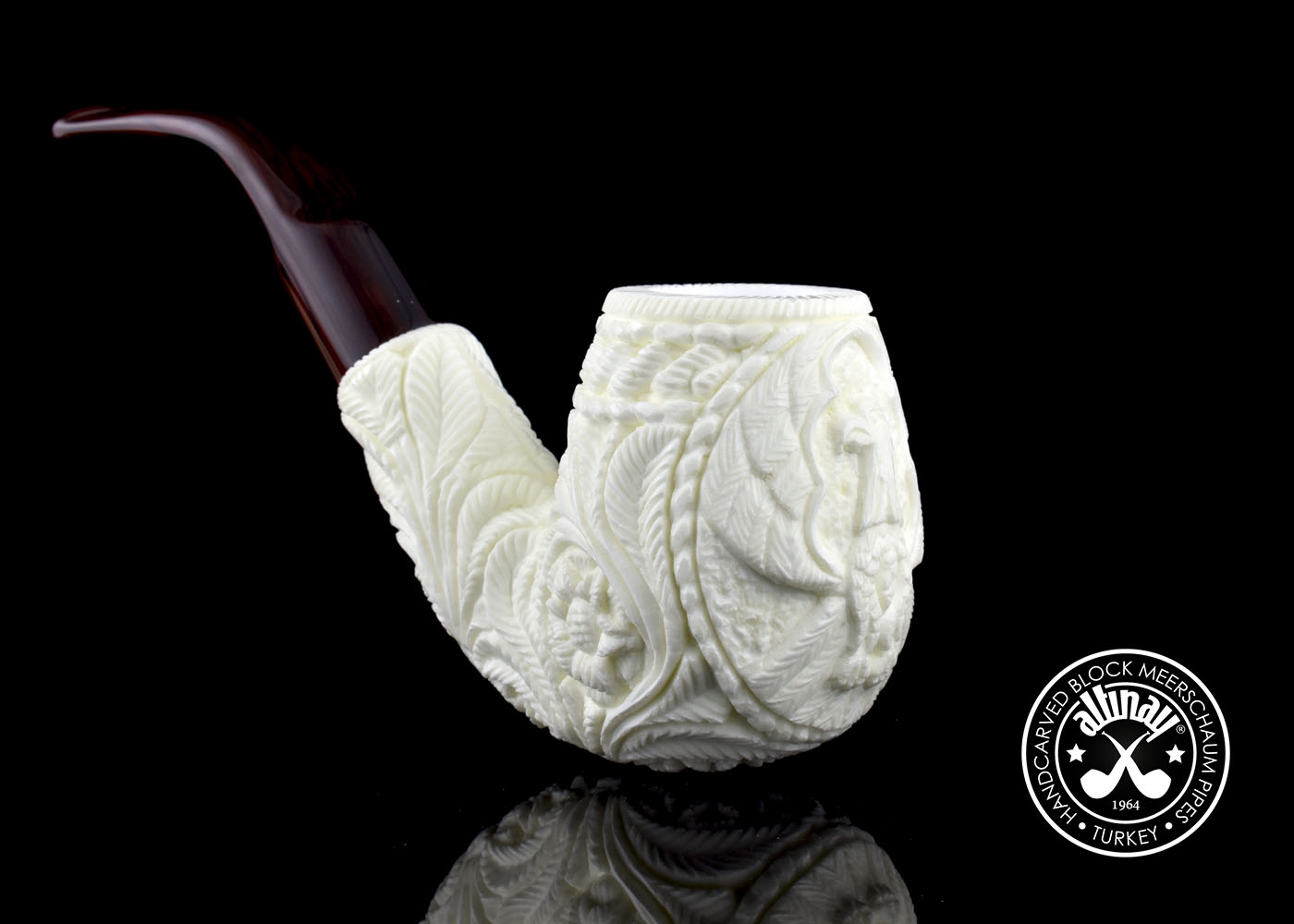 altinay-eagle-s-claw-xl-bent-billiard-meerschaumpfeife-adler image 1