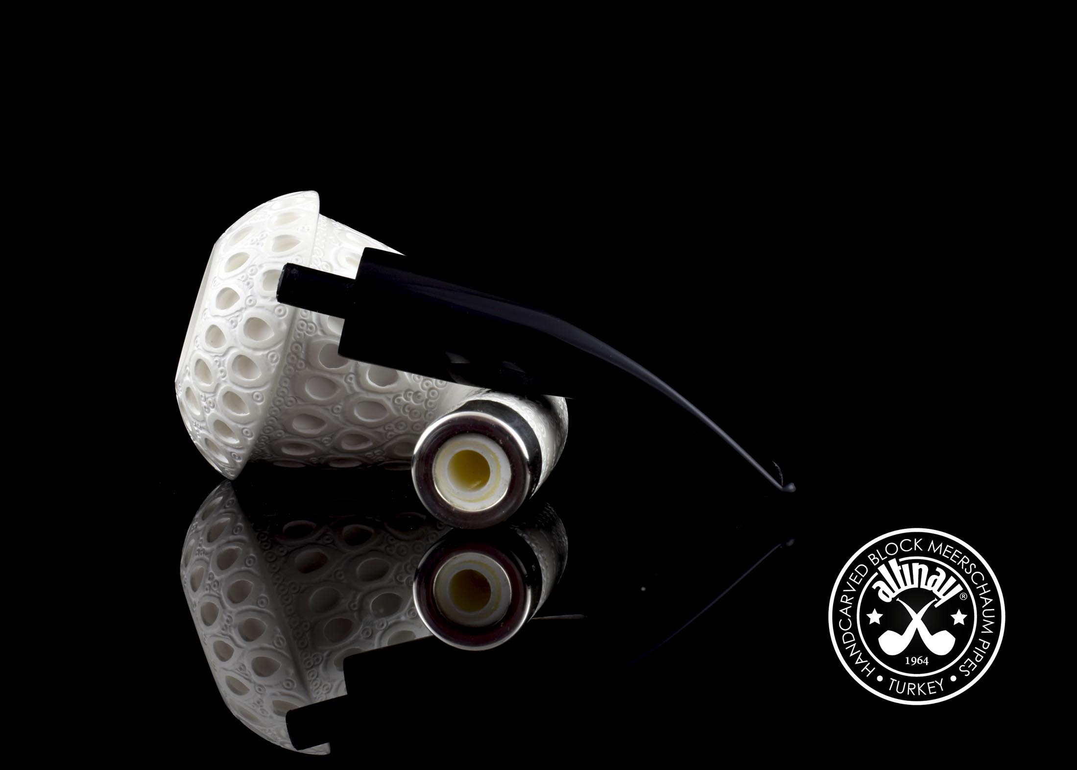 altinay-calabash-meerschaumpfeife-mit-silberband-natur image 3
