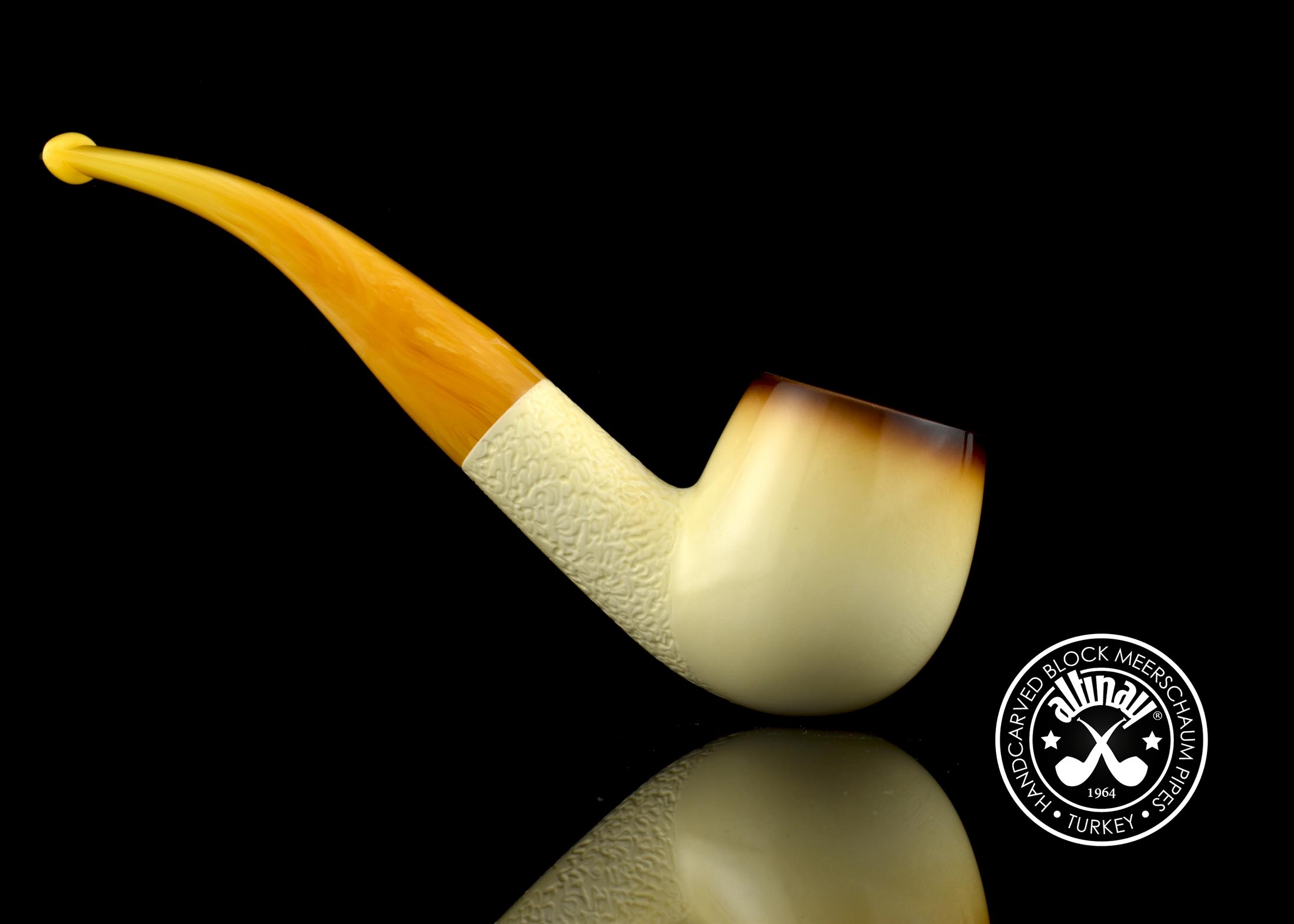 altinay-calcined-lee-van-cleef-bent-billard-meerschaumpfeife image 7