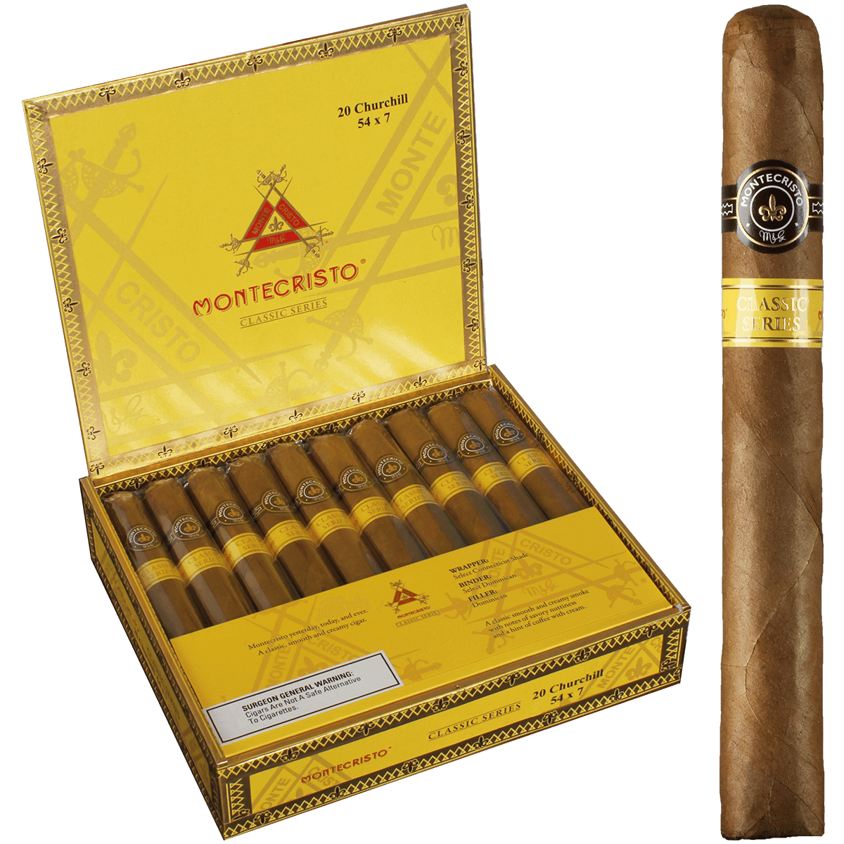 montecristo-classic-collection-churchill-zigarre-mild-connecticut image 1