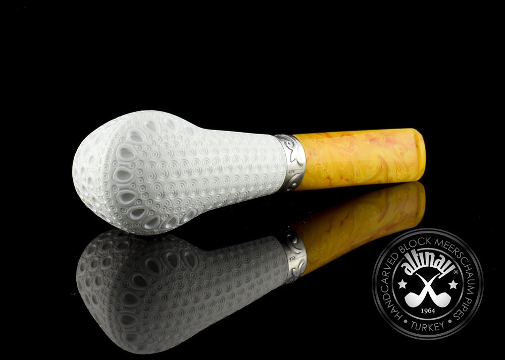 altinay-classic-brandy-meerschaumpfeife-silber-quarter-bent image 5