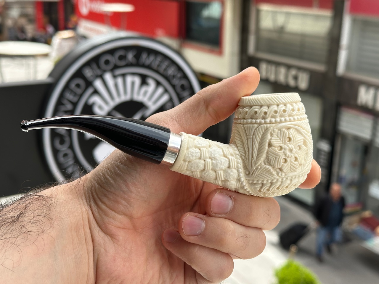 altinay-classic-xl-brandy-meerschaumpfeife-silberband image 3
