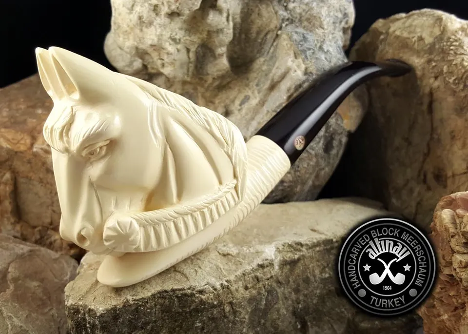 altinay-classic-horse-meerschaumpfeife-pferdekopf-figur image 1
