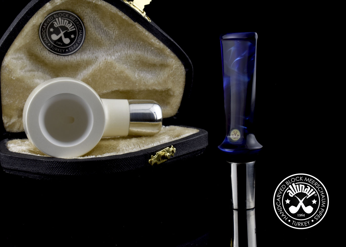 altinay-spigot-billiard-meerschaumpfeife-silber-spigot-5 image 6