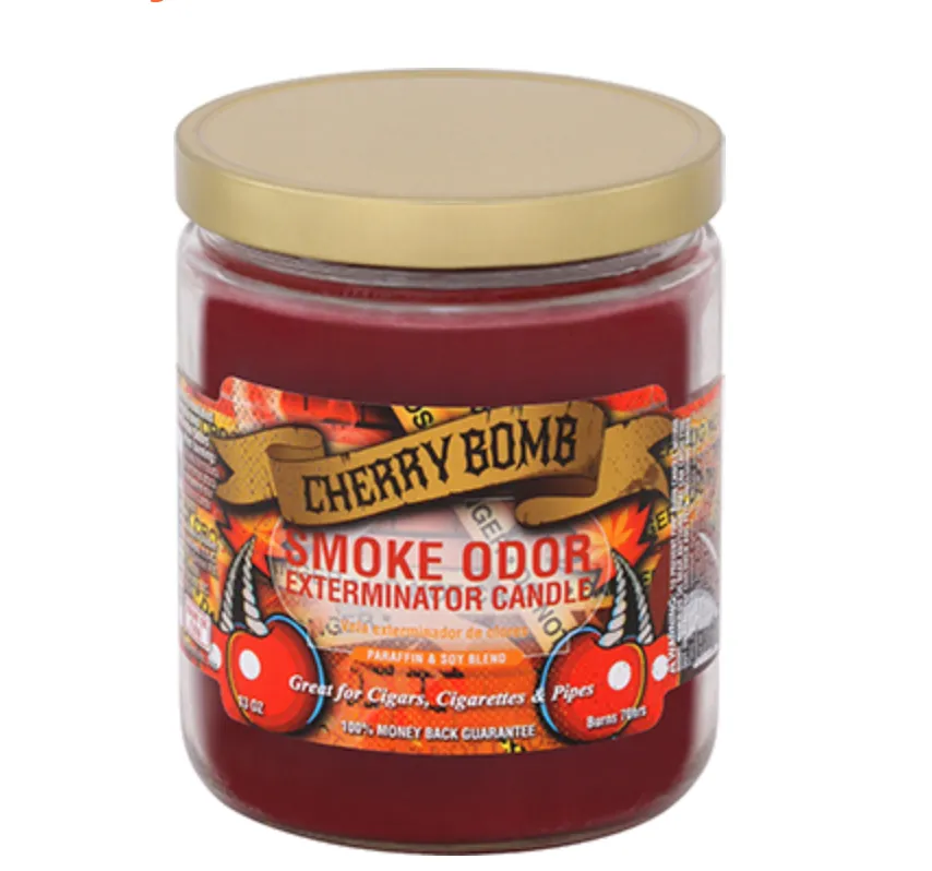 smoke-odor-exterminator-cherry-bomb-duftkerze-kirsche-13oz image 1