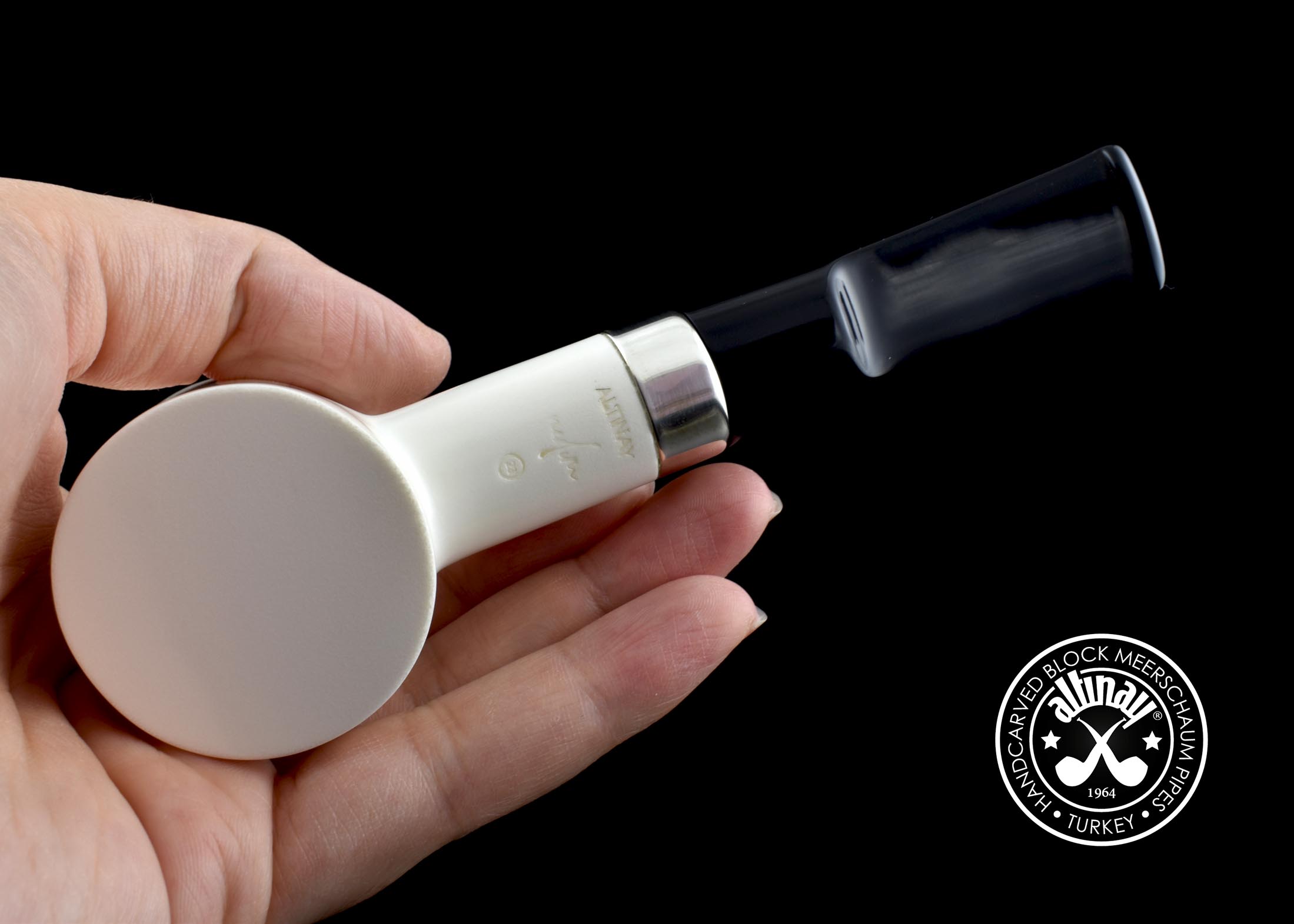 altinay-classic-poker-meerschaumpfeife-silberband-standpfeife image 5