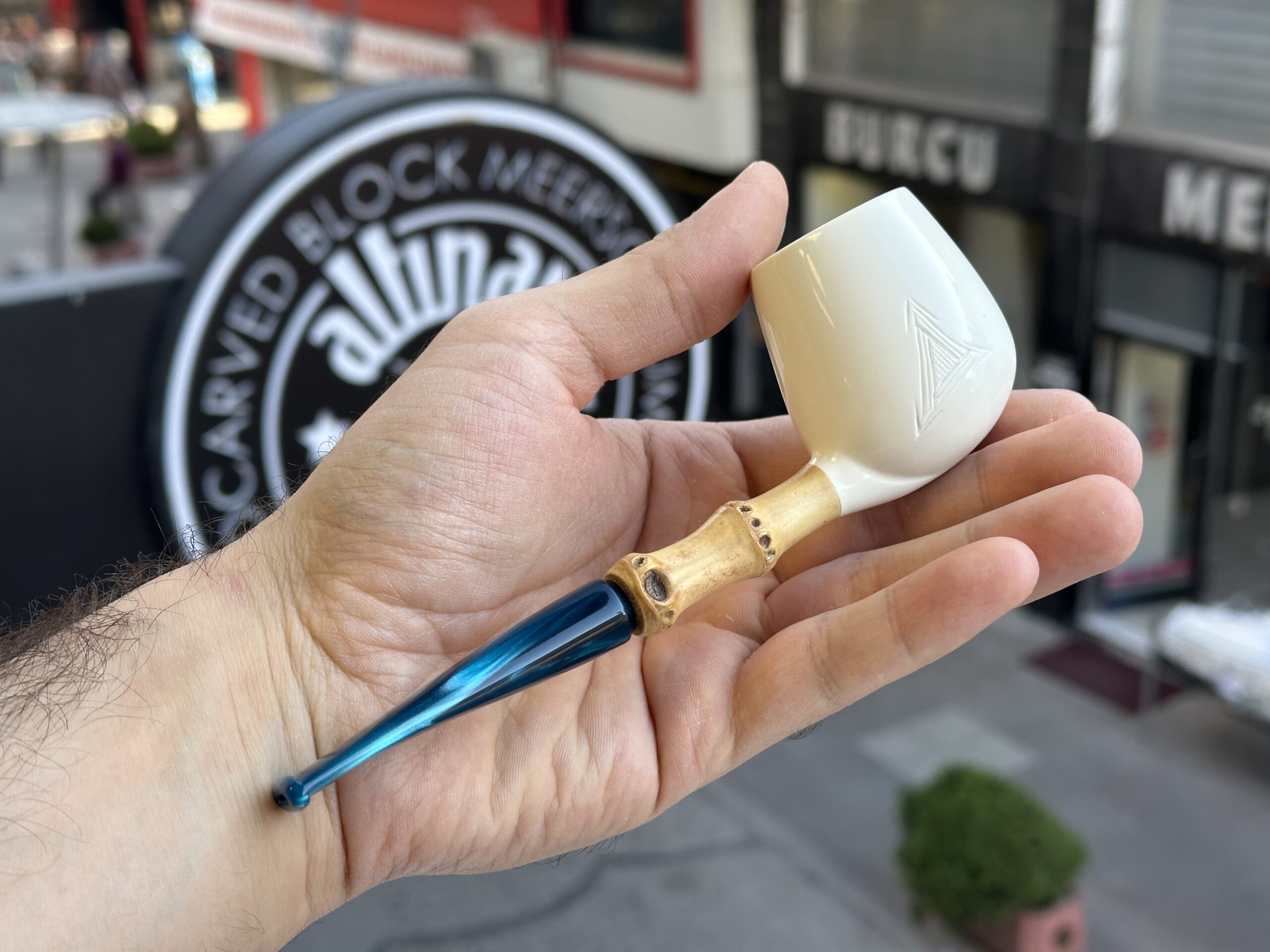 altinay-bamboo-apple-meerschaum-pfeife-bambus-wei image 2