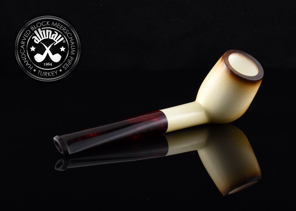 altinay-calcined-billiard-meerschaumpfeife-silbereinlage image 4