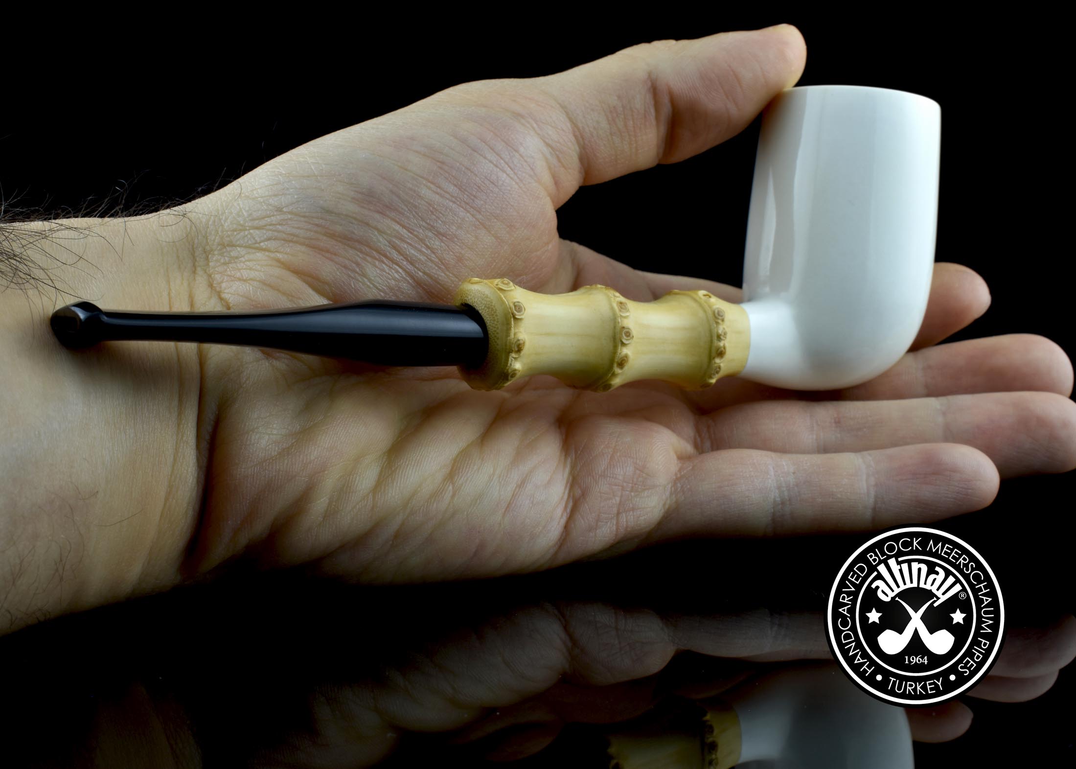 altinay-bamboo-meerschaumpfeife-billiard-set-48002 image 1