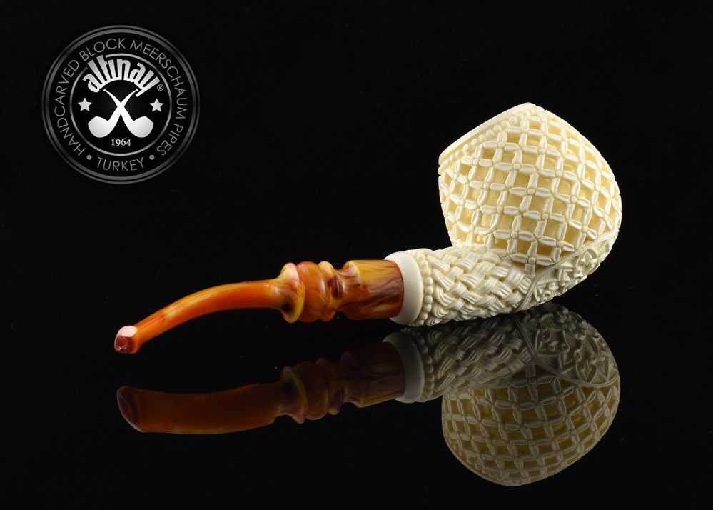 altinay-classic-deep-carved-apple-meerschaumpfeife image 7