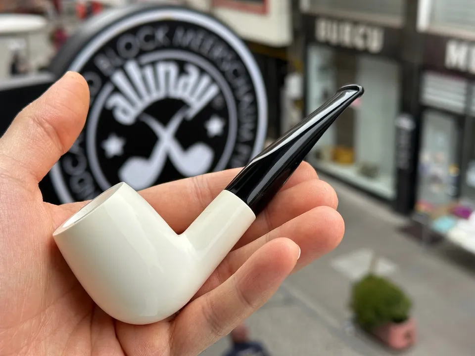 altinay-classic-billard-meerschaumpfeife-glatt-wei image 1