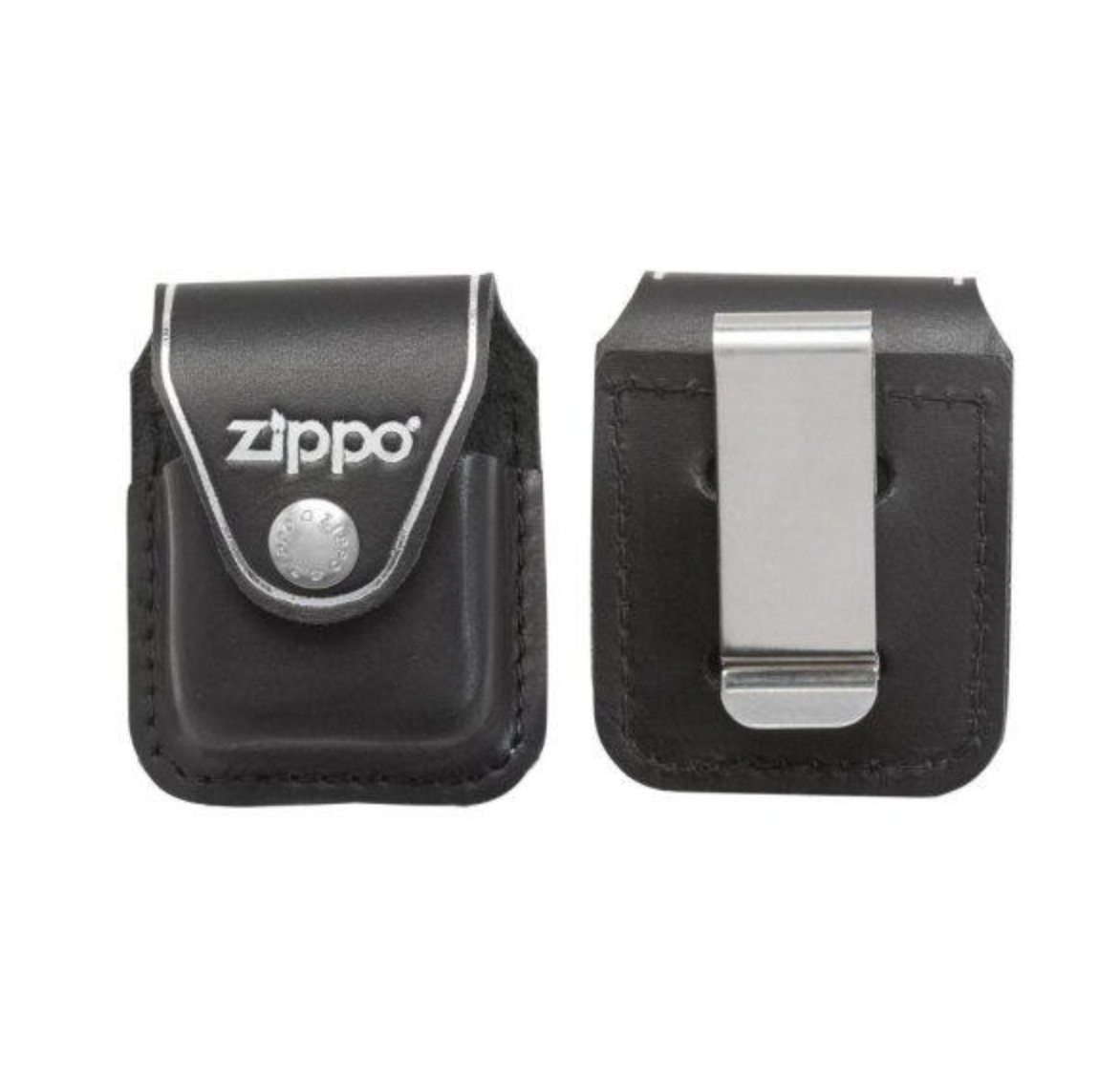 zippo-feuerzeug-etui-leder-schwarz-mit-g-rtelclip image 2