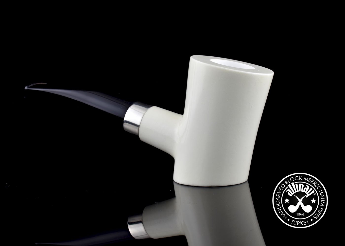 altinay-classic-meerschaumpfeife-poker-silberband image 5