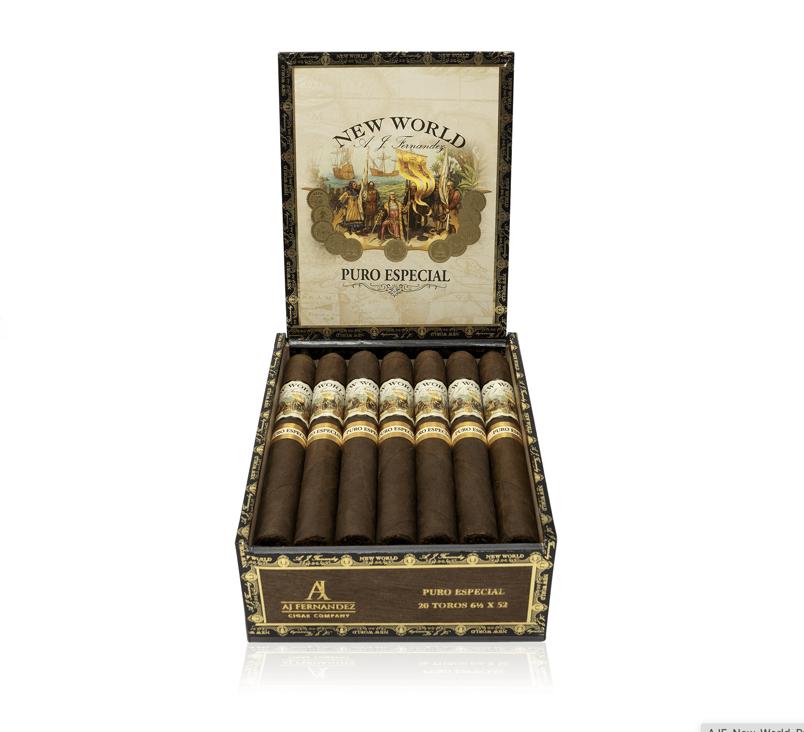 aj-fernandez-new-world-puro-especial-toro-zigarre-6-5x52 image 1