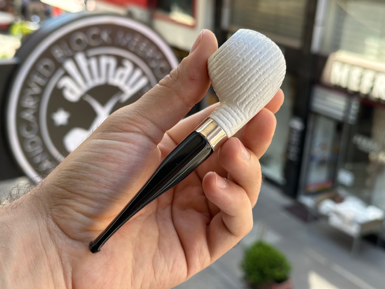 altinay-classic-apple-meerschaumpfeife-mit-silberring image 3