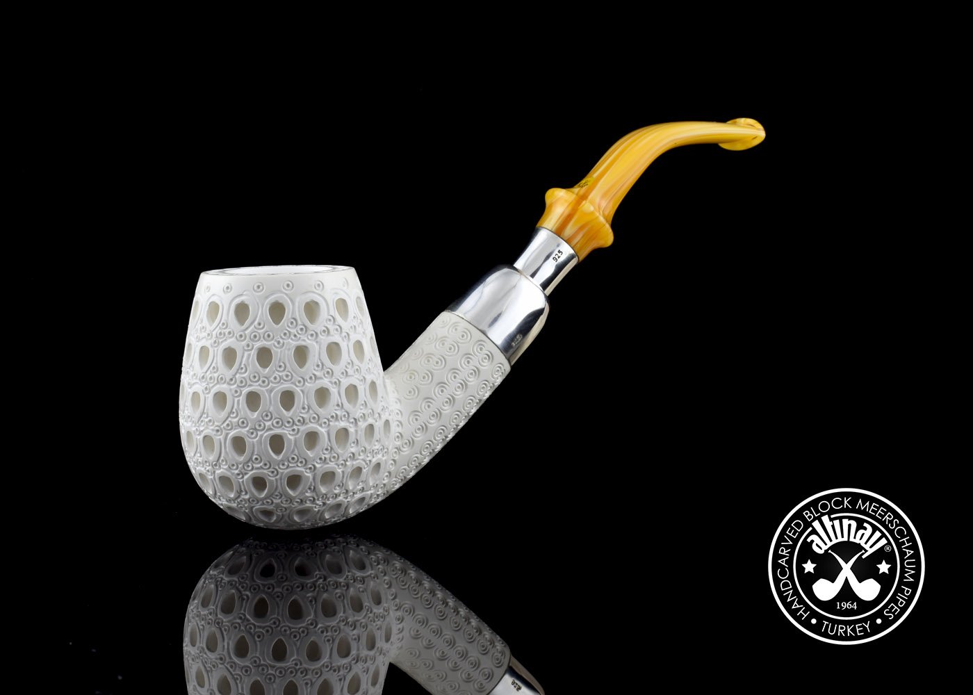 altinay-spigot-brandy-33400-meerschaumpfeife-silber image 3