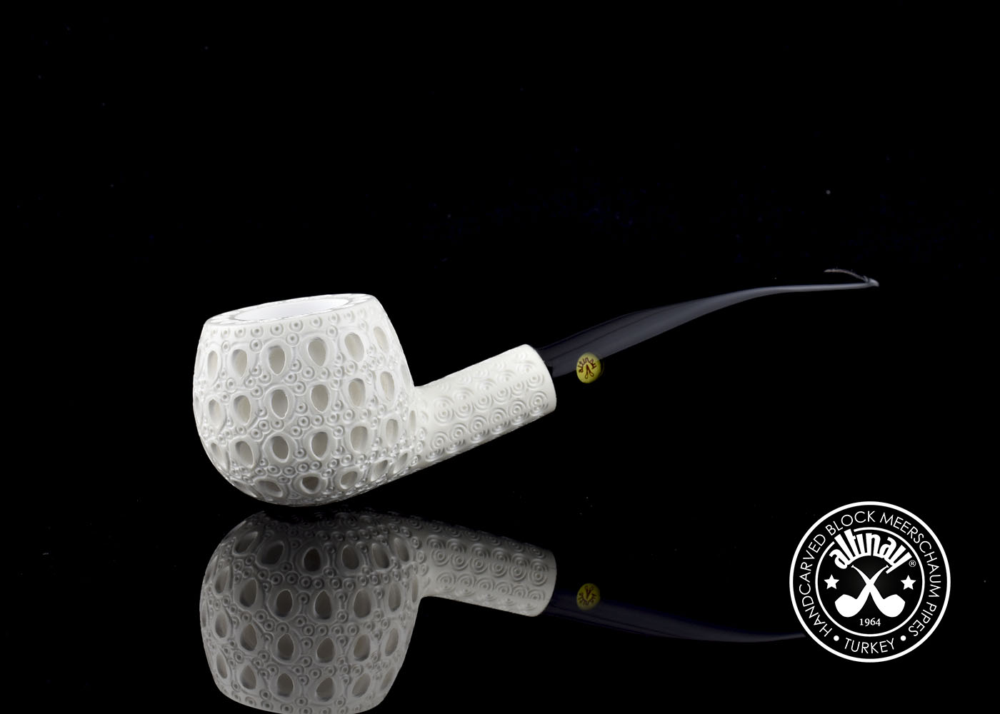 altinay-classic-prince-meerschaumpfeife-glatt-echtes-blockmeerschaum image 1