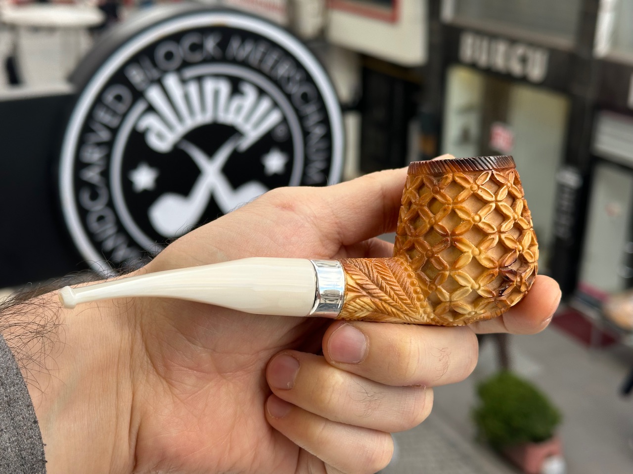 altinay-classic-brandy-meerschaumpfeife-mit-silberring image 3