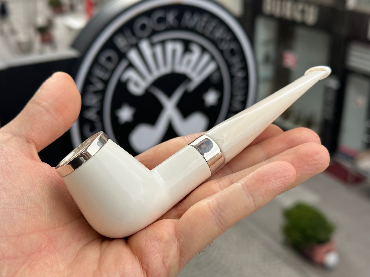 altinay-classic-top-silver-billiard-meerschaumpfeife-3 image 1