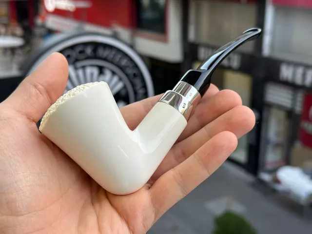 altinay-classic-dublin-meerschaumpfeife-silberband-4 image 1