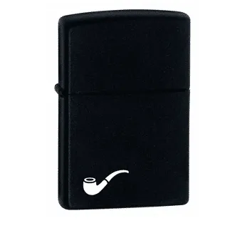 zippo-classic-black-matte-pfeifenfeuerzeug-benzin-matt-schwarz image 1