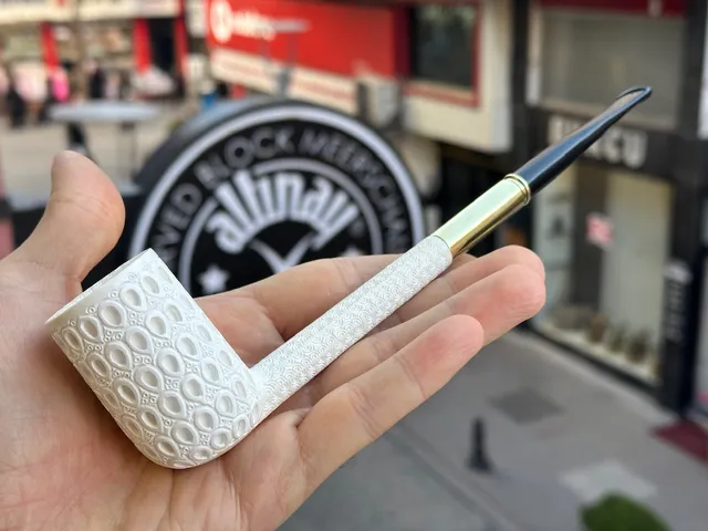 altinay-pencil-shank-billiard-meerschaumpfeife-schmaler-holm image 1